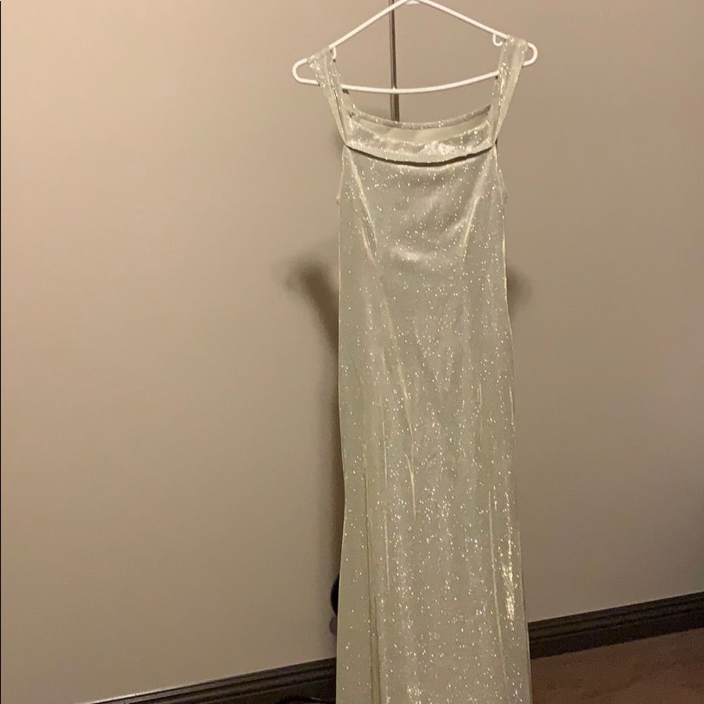 Silver sequence dress